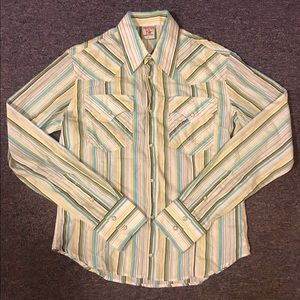 Men’s True Religion Button Down Shirt - Large.